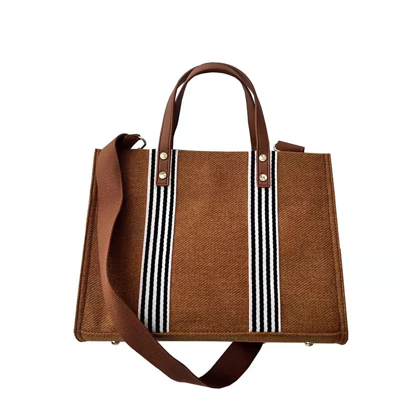 Hemp fabric tote bag