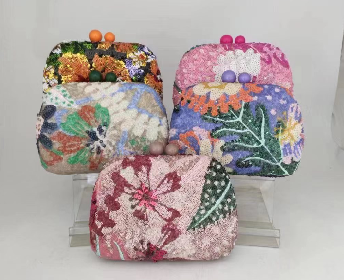 sequins evening bags