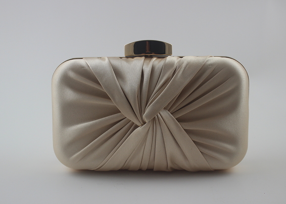 Satin fabric evening bags