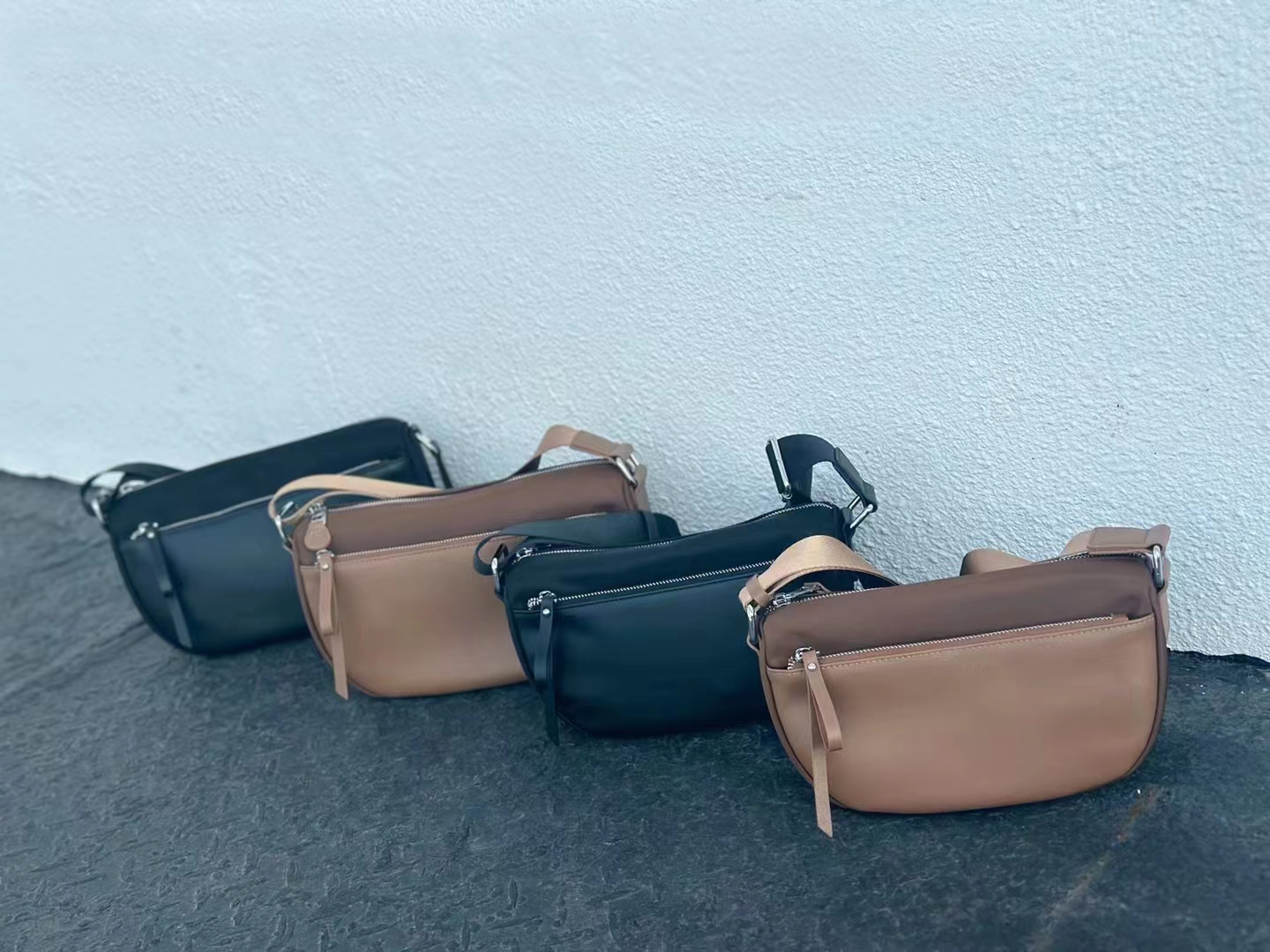 Nylon crossbody bags